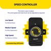 iPower 4 Inch Inline Booster Speed Controller, 106 CFM Exhaust