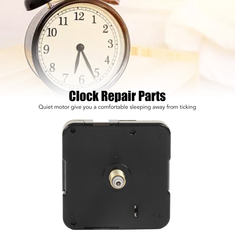 Clock Repairing Replacement Kit with Walnut Wood Hands and Quartz