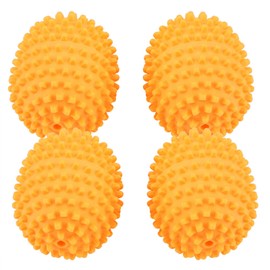 4pcs/Set Dryer Balls Laundry Dryer Balls Reduces Clothing Wrinkles and Saves Drying Time Less Static Cling Clothes Supplies for Home
