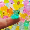 Asphodelia 150 PCS Mini Luminous Resin Animals,Glow Mini Animals for