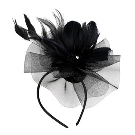 VICASKY 1pc Elegant Flower Shape Headpiece Dual-use Hair Clip Headdress for Parties Made of Net Yarn and Comfortable and Stylish Women Accessory