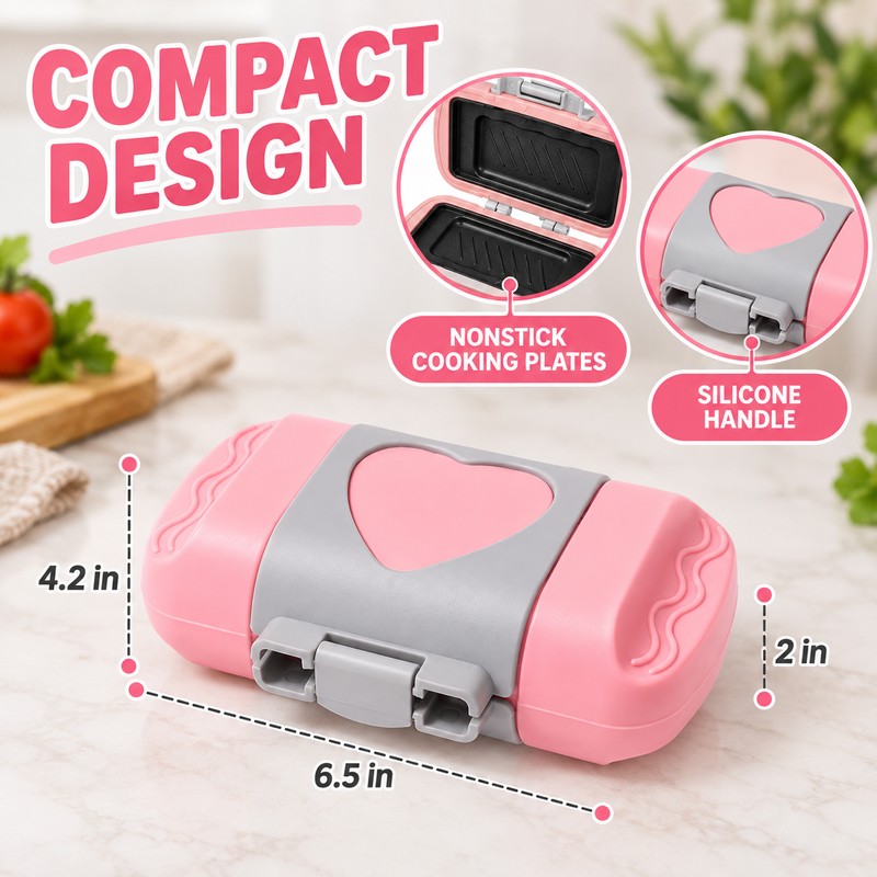 Microwave Sandwich Maker for Quick Meals – Nonstick Double-Sided Press