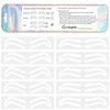Guapa Disposable Eyebrow Design Stencil Airbrush Tint Stickers Easy Application