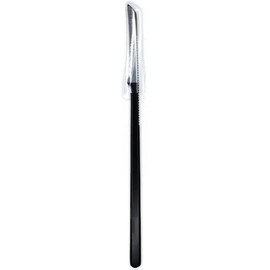 Rascador de Pies Cuchillo Pedicura Herramienta de Pedicura Rascador Kit Manicura Raspador Limpiador de Acero Inoxidable Cuidado de Pies Callos Exfoliante (Black -13cm, 1)