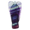 Harmonize Fluorite Stone Carved Angel Psychic Spiritual Gift Guardian Reiki