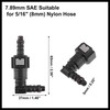 Hihaha 7.89mm to 8mm 90 Degree Car Fuel Hose Quick