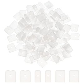 FINGERINSPIRE 150pcs/3 Size Silicone End Caps for Rigilene Polyester Boning Sewing, 8/10/12mm Silicone Plug Fit for Shapewear Support Strip/Chain End Cap Cover, White, DIY Sewing Supplies