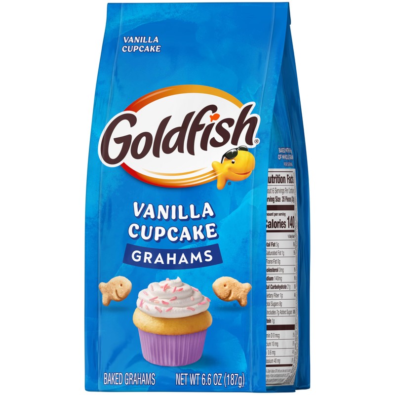 Pepperidge Farm Goldfish Grahams Vanilla Cupcake Baked Grahams, 6.6 Oz