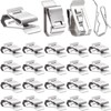 100 Pcs Stainless Steel Cable Clips S Clip Metal Trailer