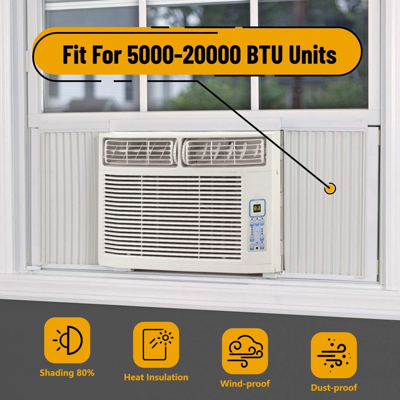 LBG Products Air Conditioner Side Panel Kit for Window AC