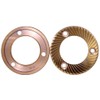 2pic Rose Gold Multi-Purpose Espresso Grinder, 64mm Flat Burrs for