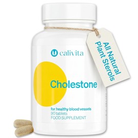 Cholestone Plant Sterol Complex to Support Normal Cholesterol Levels | 2100mg per Serving with Garlic, Apple Pectin, Flaxseed Oil & Vitamins C & E | 90 Vegan Tablets