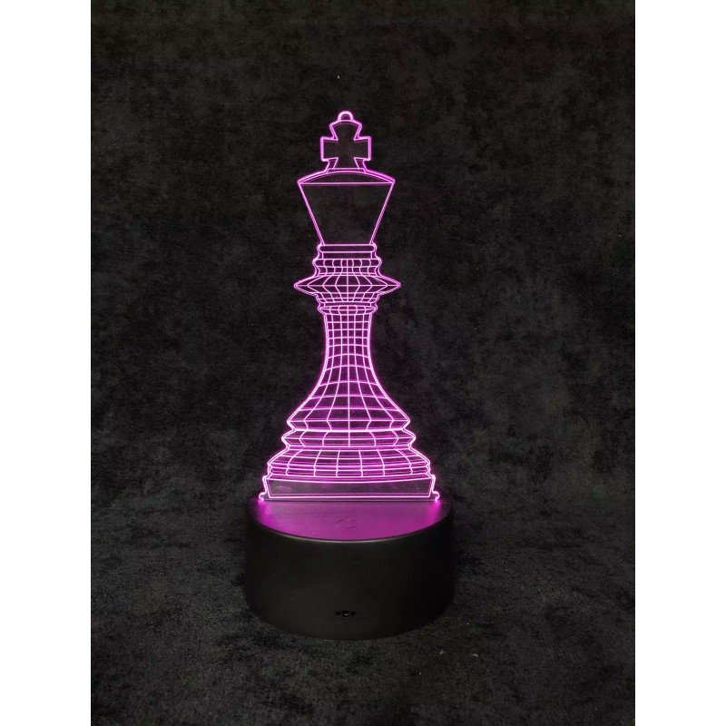 Rook-N-Pawn Chess Night Light The King