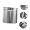 SHOWERORO Iodine Small Containers Lid Stainless Steel Jars Holder Cotton