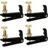 TUOREN 8Pcs/Set Violin Fine Tuner String Adjuster Metal Fine Tuner