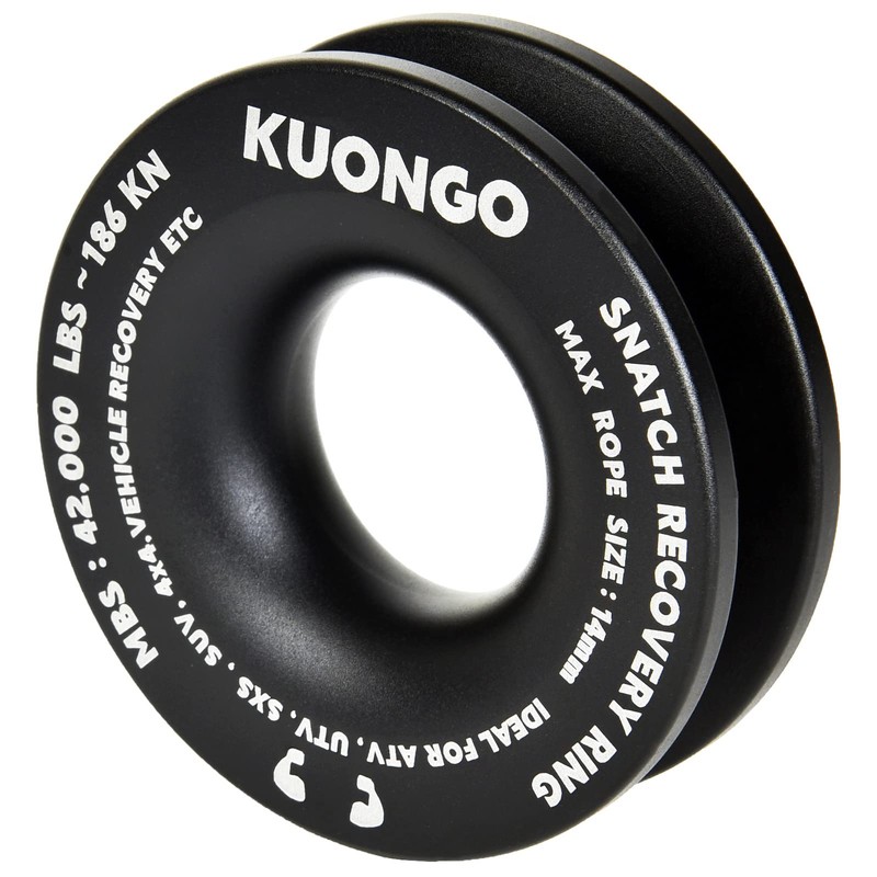Soft Shackle Recovery 7/16"x20" Snatch Ring, Synthetic Soft Shackle Recovery