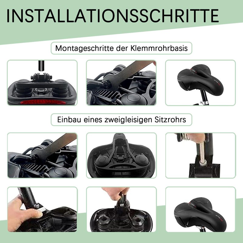Bicycle Saddle Men Women Soft Shock Absorbing Breathable Bicycle Saddle