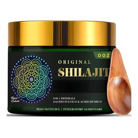 DOZ Shilajit Pure Himalayan Original 50g Gold Quality Shila Natural with 85 Minerals and Fulvic Acid