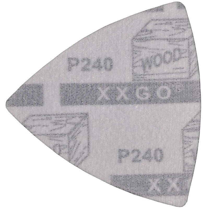XXGO 100 Pcs 240 Grits 3-1/2 Inch 90mm Triangular Hook