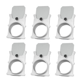 POWERTEC 70135-P6V 4-Inch Aluminum Blast Gate for Dust Collector, Dust Collection Fittings, 6 PK