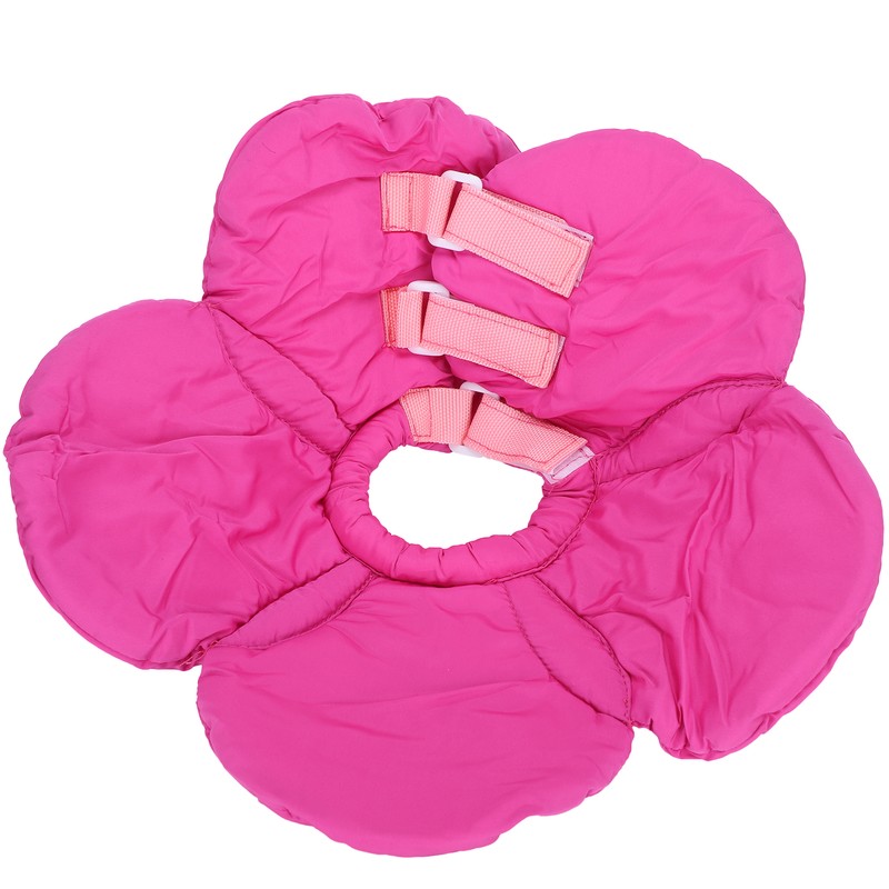 Dog Protective Collar Adjustable Pet Wound Recovery Flower Shape Neck