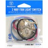 Westinghouse 7705200, 3 Way Fan Light Switch, 1-Pack