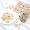 150 Pcs Wooden Buttons, Natural Wooden Buttons Cardigans Knitting Buttons,