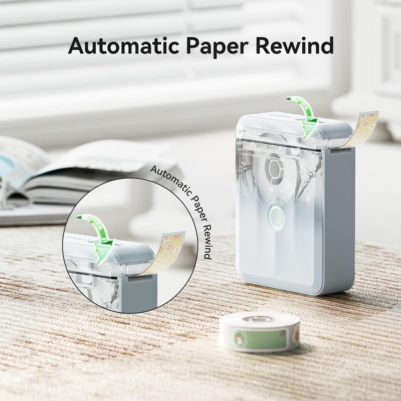 NIIMBOT D110 New Version Label Maker Machine with Tape, Portable