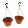 Kingston Tools 2-Pack Hanging Baskets Recycled Plastic Eco-Friendly 50cm Height