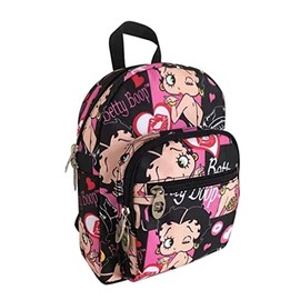 LuxeBag Canvas Cute Mini Backpack (Multi)