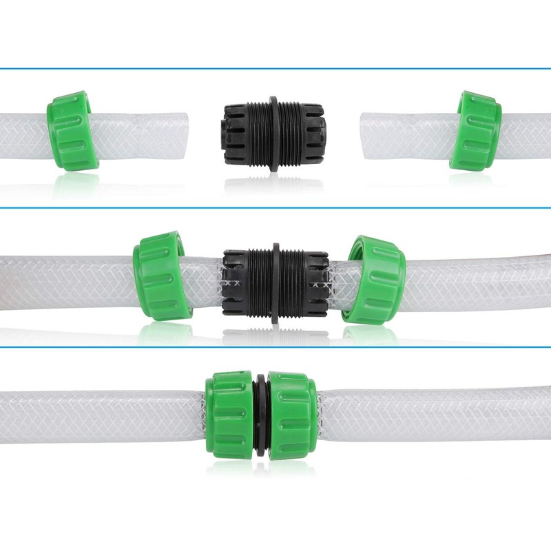 Hose Repair Connector Extender,6 PCS Hose Pipe Quick Connector Tap