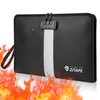 Fireproof and Waterproof Bag - Document Bag with Lock, Fireproof
