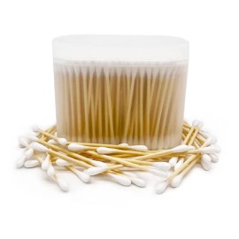 Quanzhou Chenchenchen E-Commerce Co.,Ltd 900pcs Bamboo Cotton Swabs, Biodegradable Wooden 900pcs,