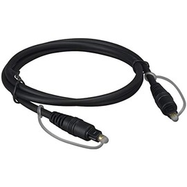 Cable Leader Toslink M/M Fiber Optic Audio Cable, Molded Type (3 Foot (1 Pack))