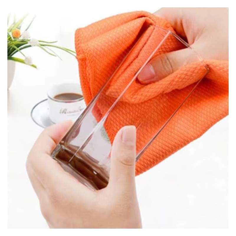 Microfibre Cleaning Cloths |12 Pack, Size: 32 x 32 cm,