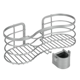 Metaltex Polytherm Coated Viva Bathroom Shower Caddy with Pole Grip