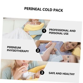 ORFOFE 1pc Reusable Cold Pack for Postpartum Care Puerpera Ice Pack for Soothing Relief Leak Design for Vaginal and Cesarean No Refrigeration Needed