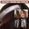 2 Stück Kopfhaut Kamm,Hohle Zähne Schuppenkamm,Dandruff Comb,Scalp Comb für Schuppen