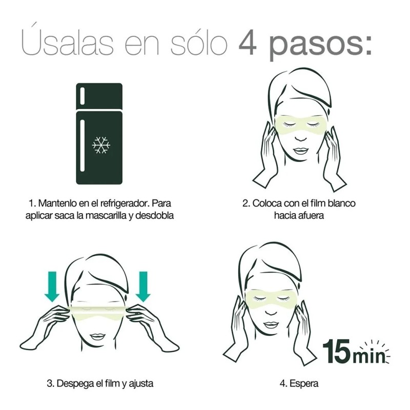 🔥 Mascarilla para ojos garnier hydra bomb ácido hialurónico 6g