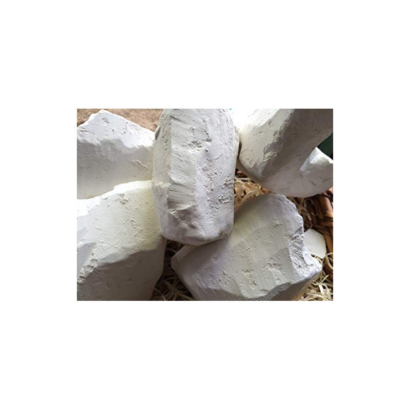 UCLAYS GRAY clay chunks natural for eating (food), 7 oz