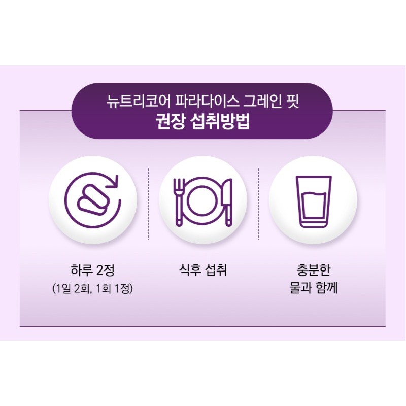 뉴트리코어 파라다이스 그레인 핏 36g, 60정, 1개 Nutricore Paradise Grain