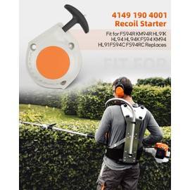 Hulyxayfave 4149 190 4001 Recoil Starter with Screw Fit for Stihl FS94C FS94RC FS94 KM94 HL91 HL91K HL94 HL94K FS94R KM94R String Trimmer, Replacement 41491904001