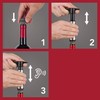 Vacu Vin Wine Pump Stainless Steel + 2 Wine Stoppers