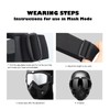 immoono Motorcycle Goggles with Removable Full Face Mask Riding Glasses,