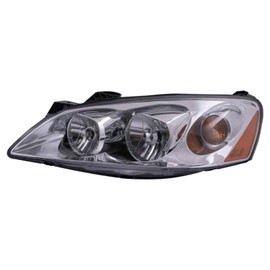 TRQ Driver Side Headlight Assembly Compatible with 2005-2010 Pontiac G6 GM2502255