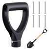 Yaocom Plastic Spade Handle Shovel D Grip Handle Binding with