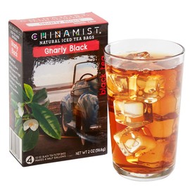 China Mist - Naturally Flavored Gnarly Black Iced Tea Bags - Each Tea Bag Yields 1/2 Gallon