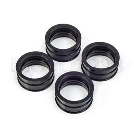 4x Carb Joint Intake Manifold Boot Compatible with HONDA V65 Sabre Magna VF1100 Interceptor 1000 VF1000 1984 1985 1986 16212-MB6-010