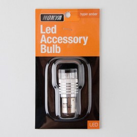 NOKYA 1157 BAY15d LED Amber 3W 85Lm Made in Taiwan (1pc) NOK7189