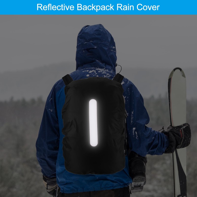 [PATIKIL] 65-75L Waterproof Backpack Rain Cover Set of 2 Non-Slip